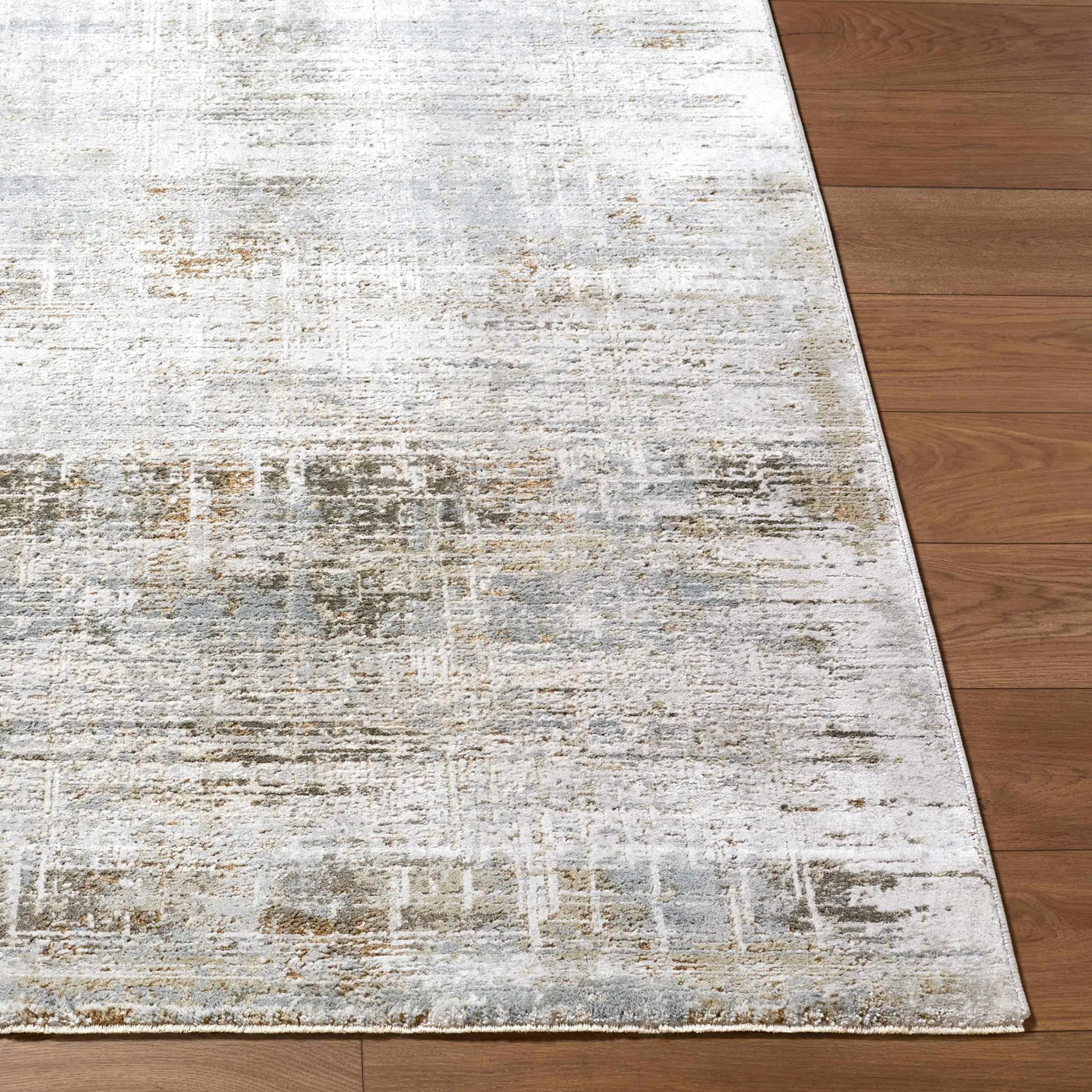 Neron Blue Gray Thick Luxe Abstract Rug by Boutique Rugs