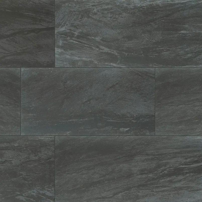 Durban Anthracite Matte Porcelain Tiles 12x24 close up