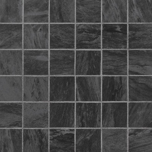 Durban Anthracite Matte Porcelain Mosaics 2x2
