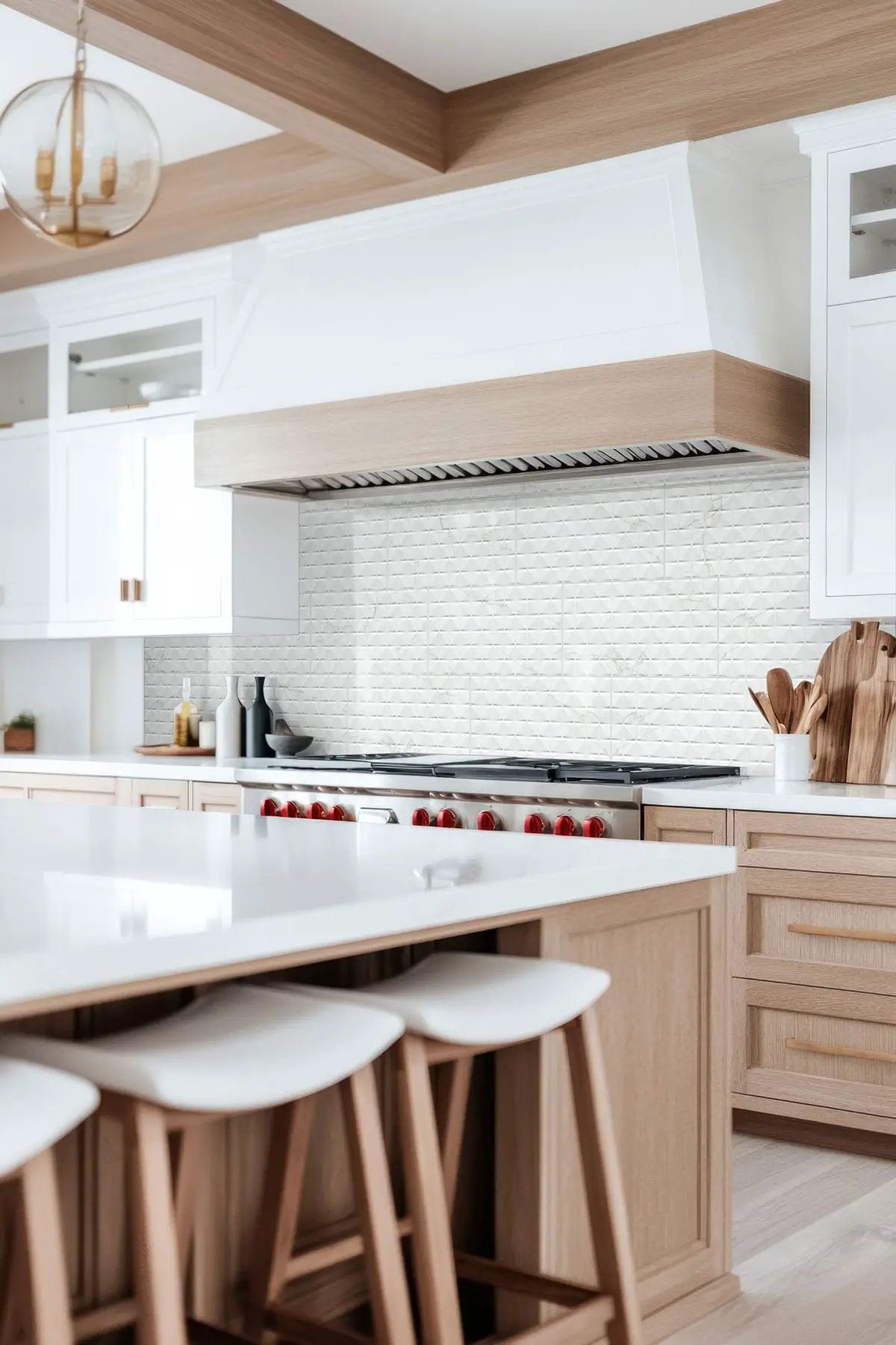 Dymo Calacatta White 12x24 Glossy Ceramic Tiles in a finished room