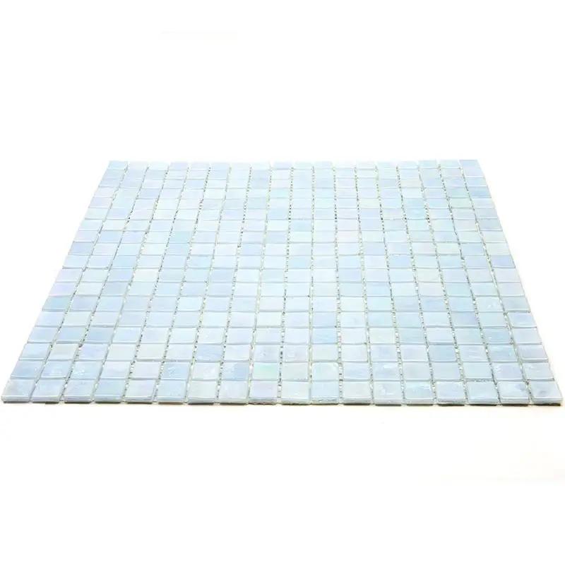 Honeydew Green 12x12 Glossy Uniform Square Glass Mosaic Tile (20 pack, 18.69 sq ft/case) by Apollo Tile