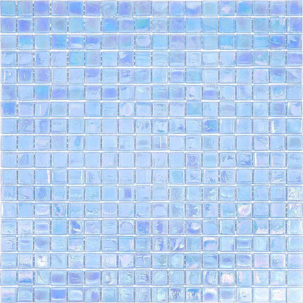 Light Sky Blue 12x12 Glossy Uniform Square Glass Mosaic Tile (20 pack, 18.69 sq ft/case)