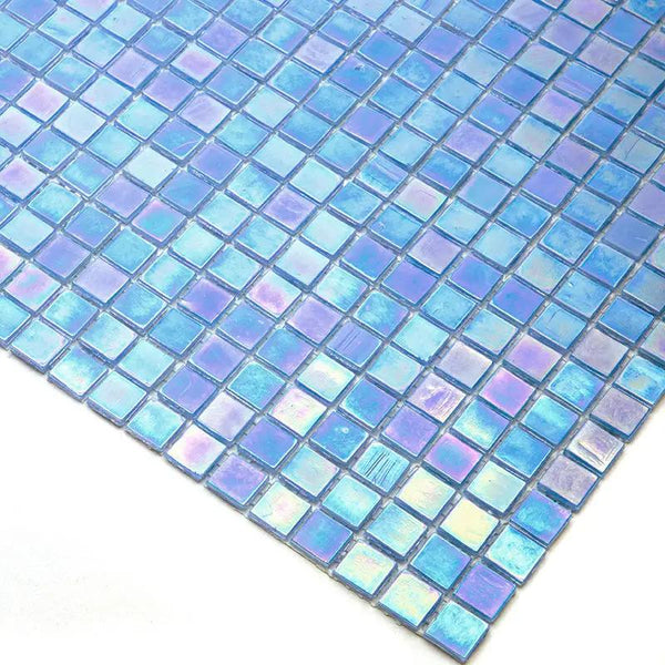 Carolina Blue 12x12 Glossy Uniform Square Glass Mosaic Tile (20 pack, 18.69 sq ft/case), photo 2 of 6