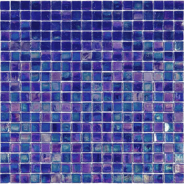 Shimmer Cobalt Blue 12x12 Glossy Uniform Square Glass Mosaic Tile (20 pack, 18.69 sq ft/case)