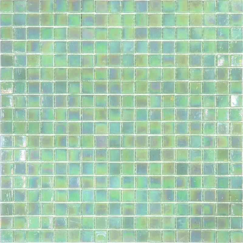 Ultramarine Green 12x12 Glossy Uniform Square Glass Mosaic Tile (20 pack, 18.69 sq ft/case) by Apollo Tile