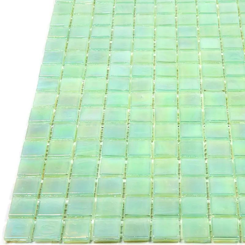 Ultramarine Green 12x12 Glossy Uniform Square Glass Mosaic Tile (20 pack, 18.69 sq ft/case) by Apollo Tile