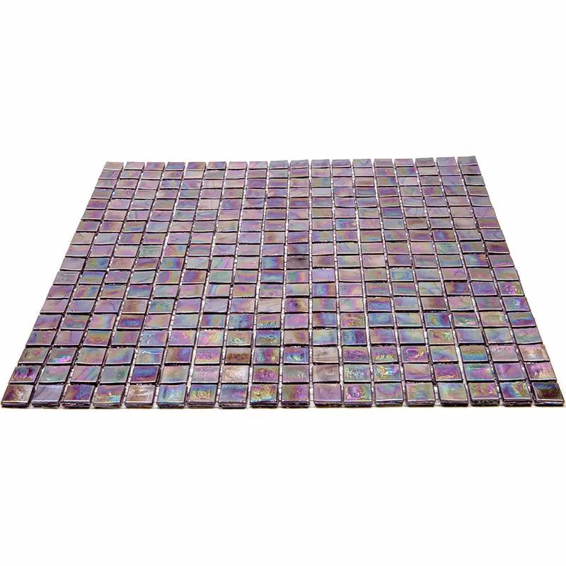 Wine Red 12x12 Glossy Uniform Square Glass Mosaic Tile (20 pack, 18.69 sq ft/case) by Apollo Tile