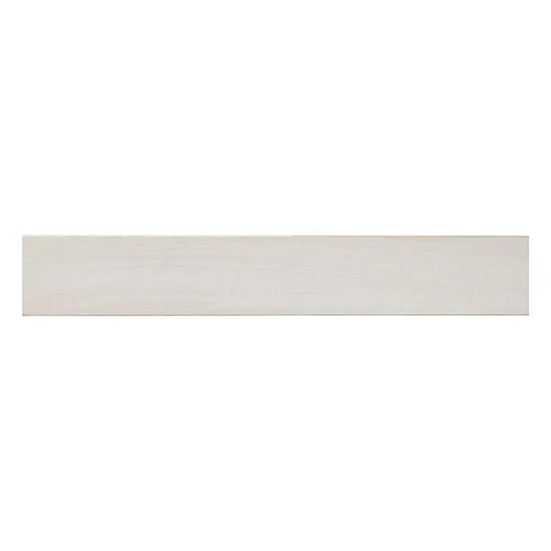 Eden Dolomite Matte Bullnose Marble Look Porcelain Moldings 4x24 close up
