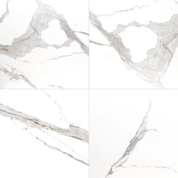 Eden Statuary Matte Marble Look Porcelain Tiles 32x32