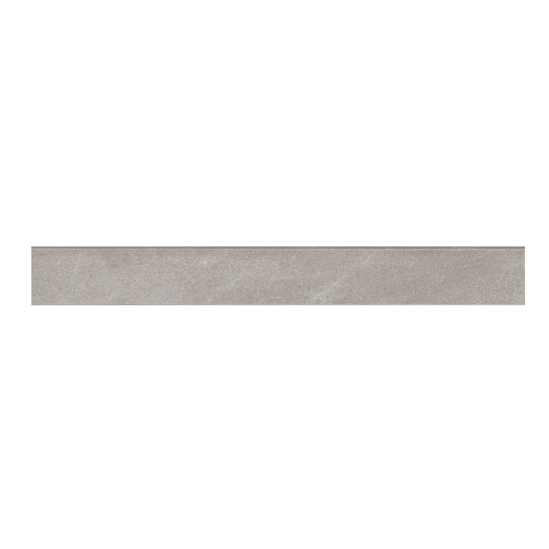Elbe Ash Lappato Bullnose Porcelain Moldings 3x24 close up