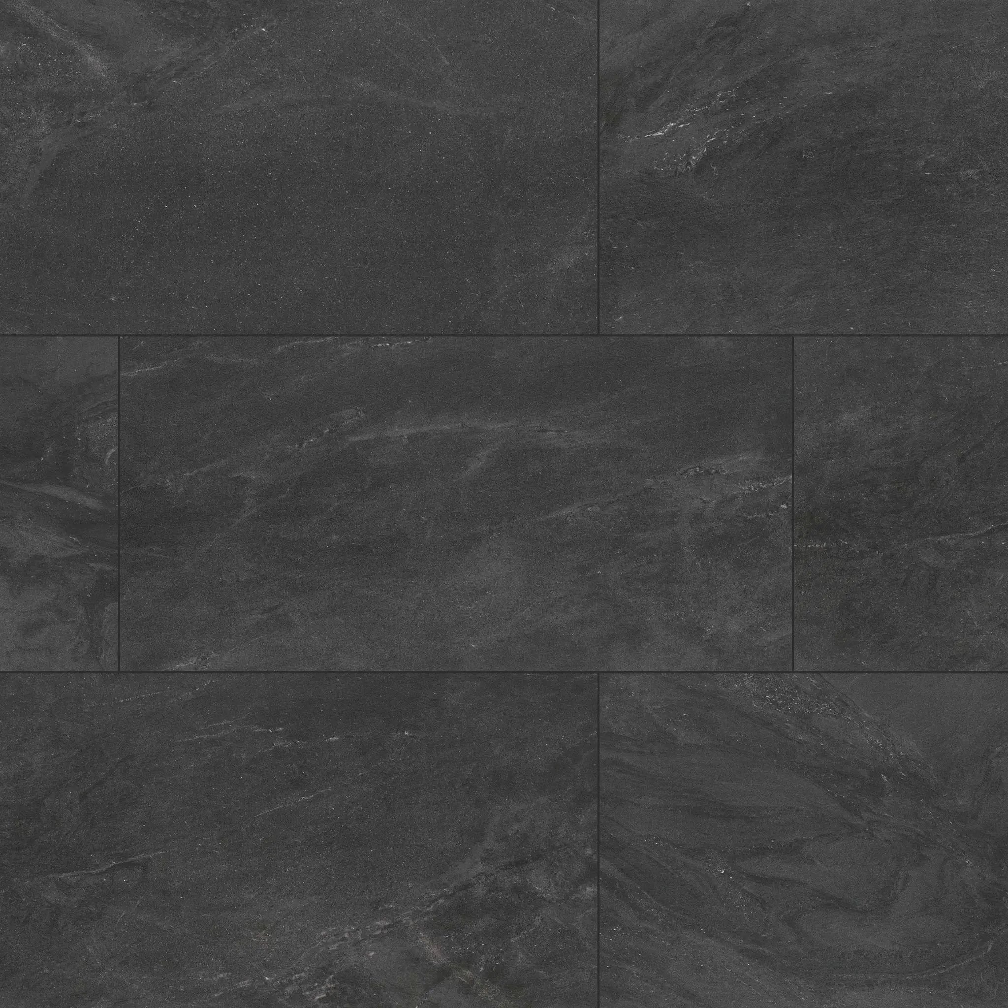 Elbe Obsidian Lappato Porcelain Tiles 12x24 close up