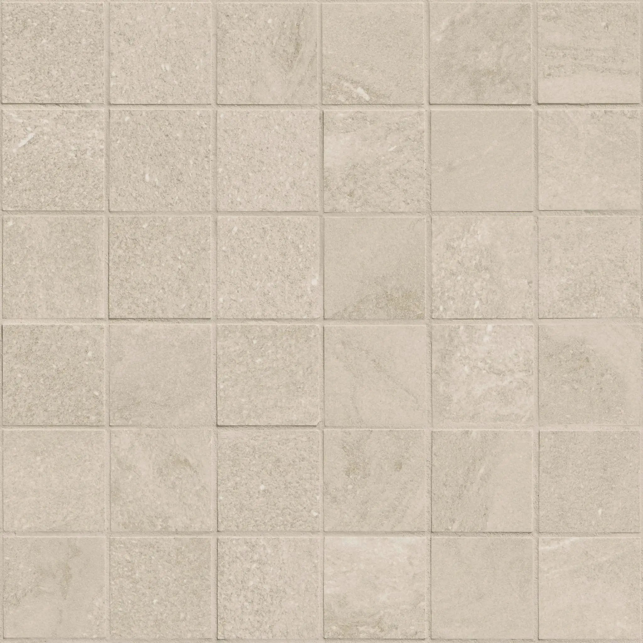 Elbe Sand Lappato Porcelain Mosaics 2x2 close up