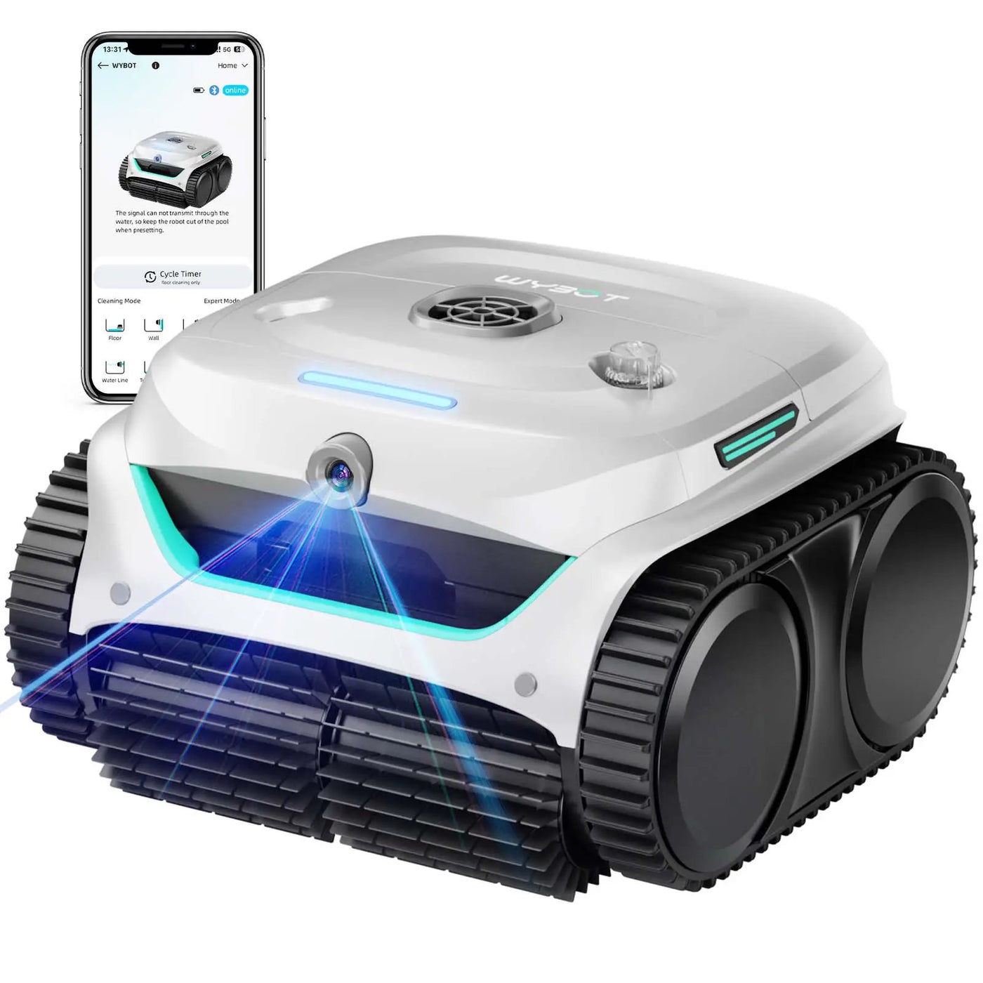 (2026 New) WYBOT C2 Vision Cordless Robotic Pool Cleaner by WYBOT