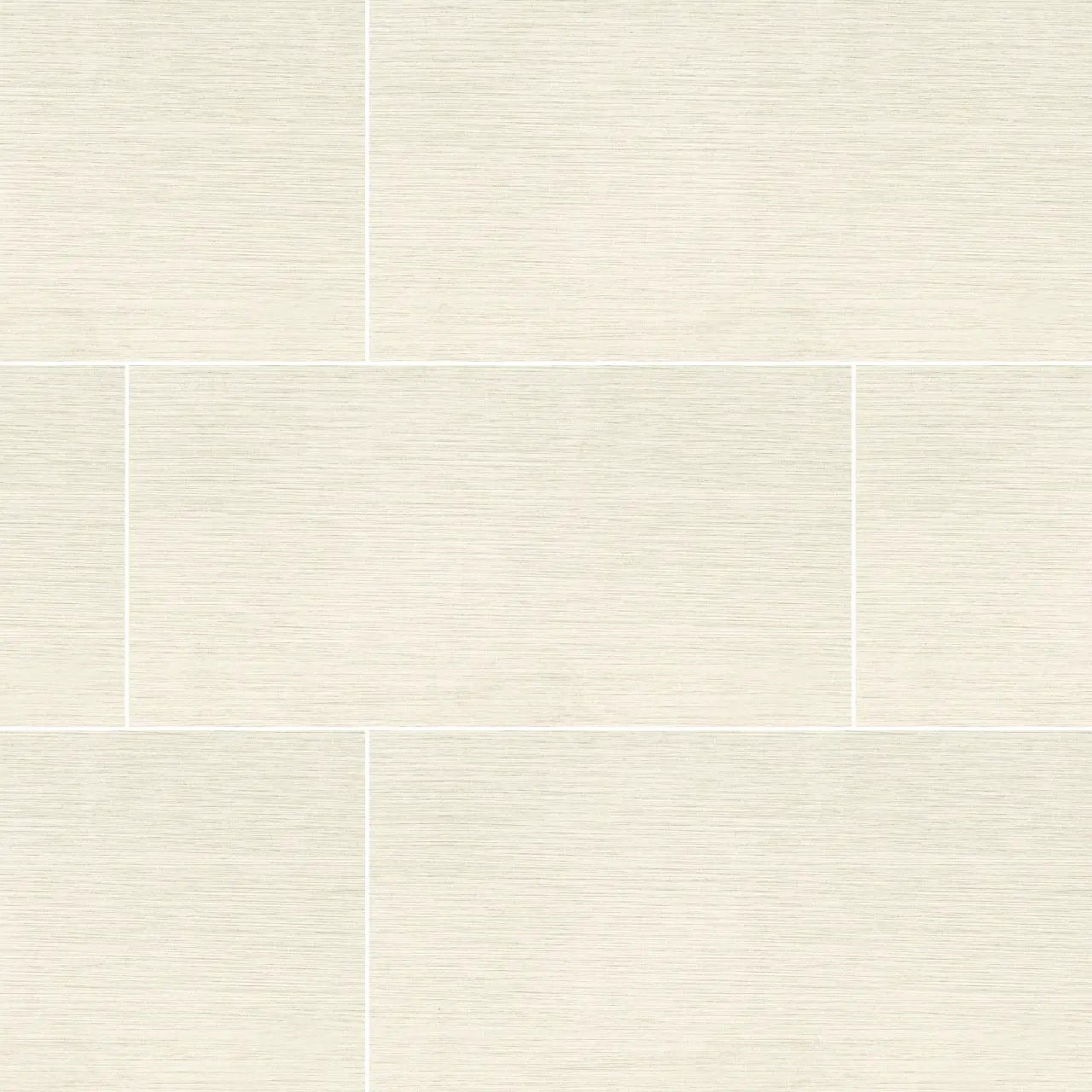 Focus Glacier Matte Fabric Look Porcelain Tiles 12x24 close up