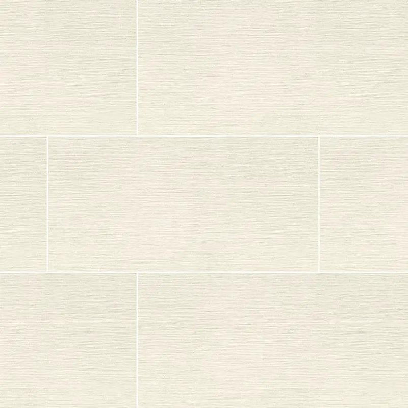 Focus Glacier Matte Fabric Look Porcelain Tiles 12x24 close up