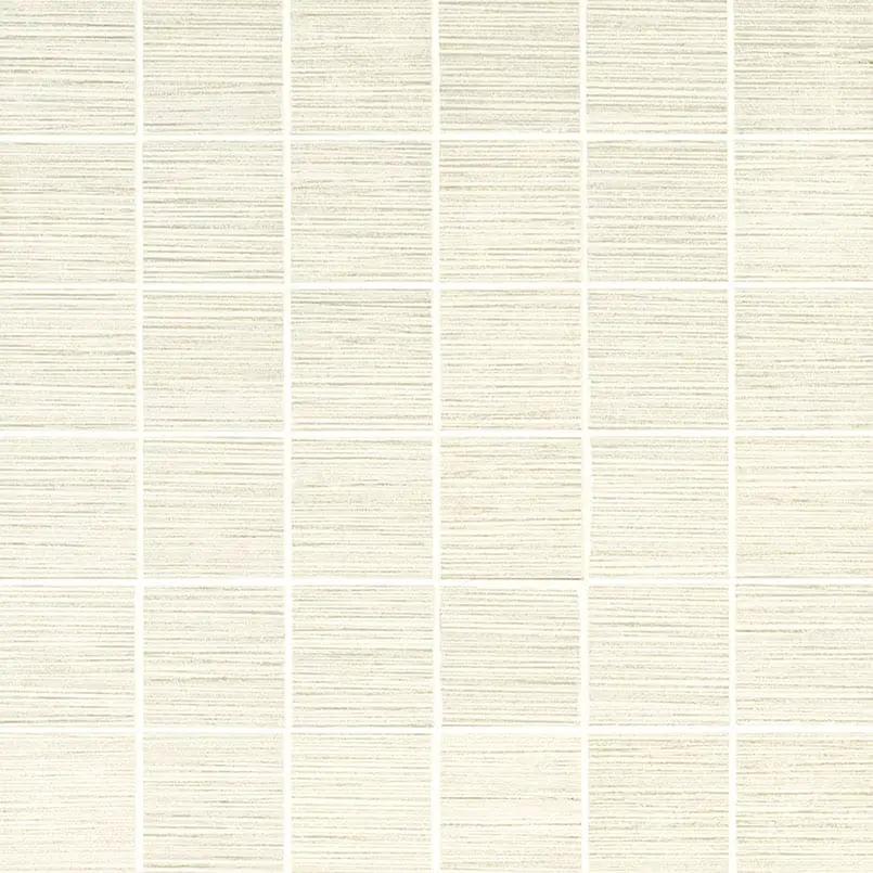 Focus Glacier Matte Fabric Look Porcelain Mosaics 2x2 close up