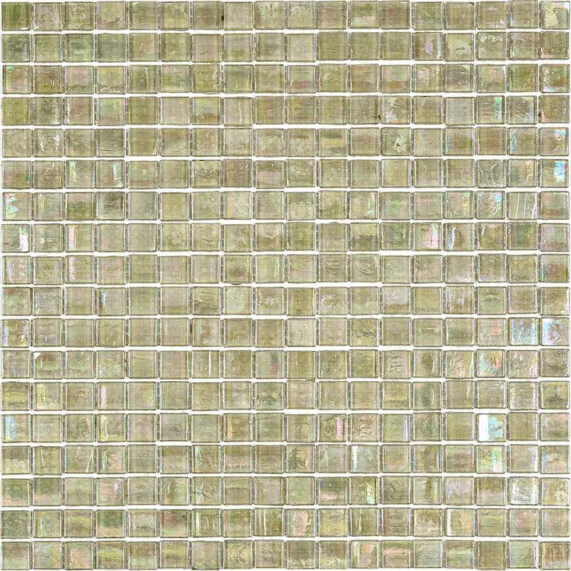 Yellowish Gray 12x12 Glossy Uniform Square Glass Mosaic Tile (20 pack, 18.69 sq ft/case) by Apollo Tile