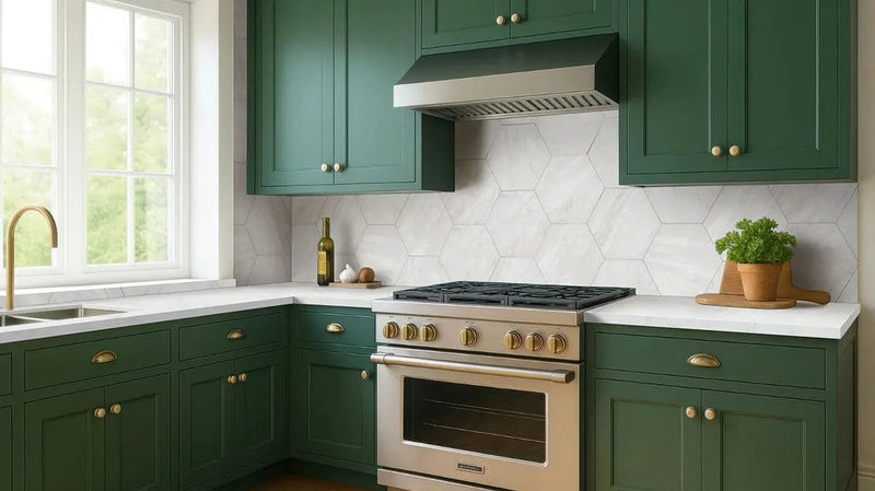 Geoglam Calacatta Matte Porcelain Tiles 11x13 by MSI Surfaces