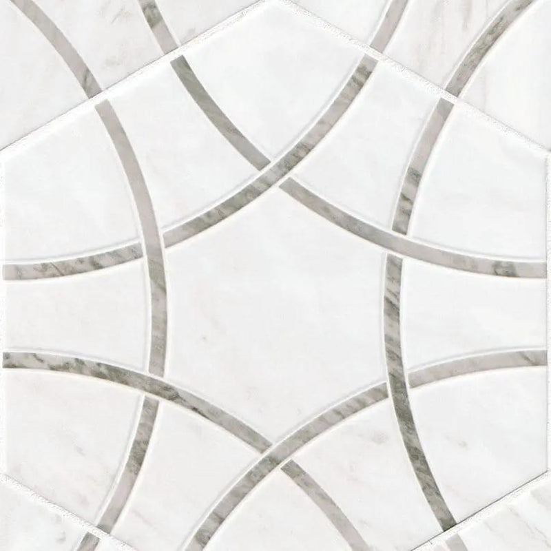 Geoglam Cloud Matte Porcelain Tiles 11x13 close up