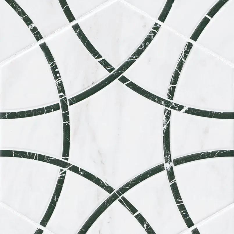Geoglam Midnight Matte Porcelain Tiles 11x13 by MSI Surfaces