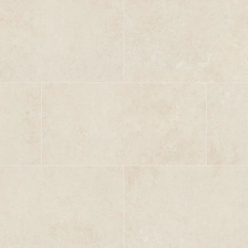 Girona Marfil Lappato Limestone Look Porcelain Tiles 12x24 close up