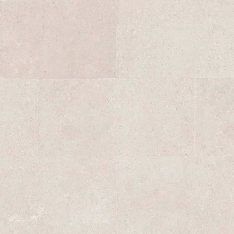 Girona Perla Lappato Limestone Look Porcelain Tiles 12x24 by MSI Surfaces