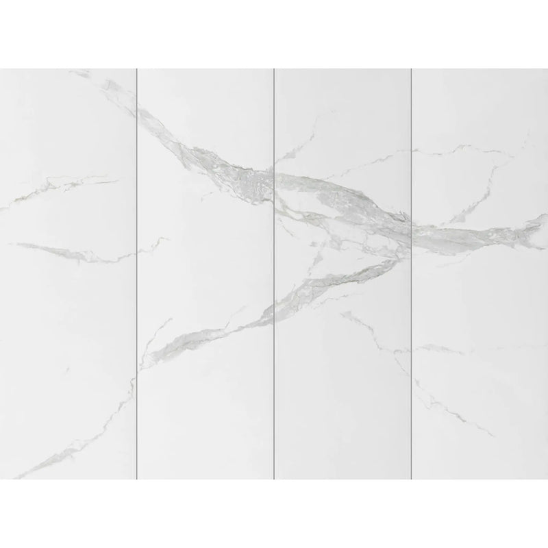 Glacier Statuary Polished Porcelain Tiles 31.5x94.5 close up