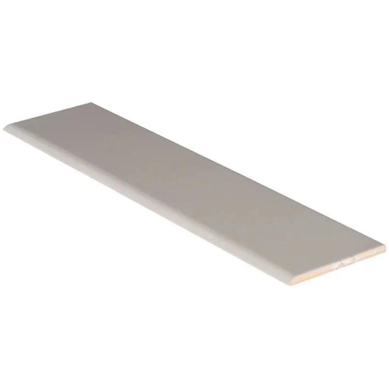 Gray Glossy Subway Tile 3x6 Bullnose Ceramic Mosaics 4x16 close up