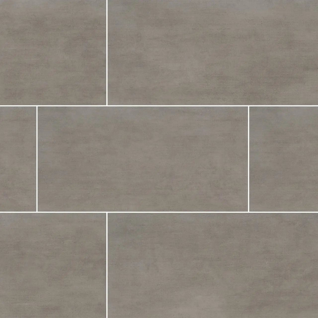 Gridscale Concrete Matte Ceramic Tiles 12x24 close up