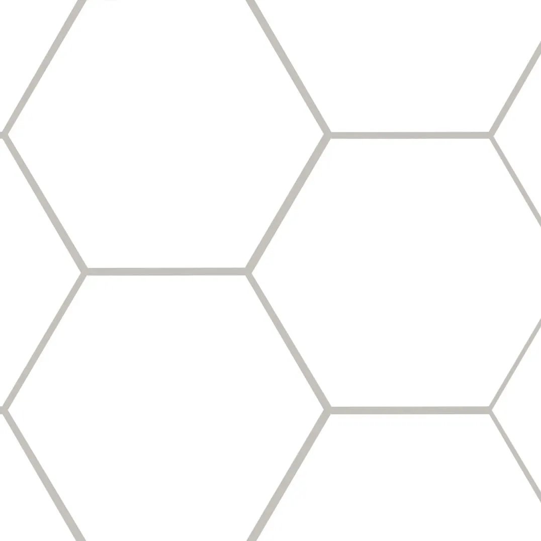 Hexley Ecru Hexagon Tile Matte Porcelain 9x10.5 close up