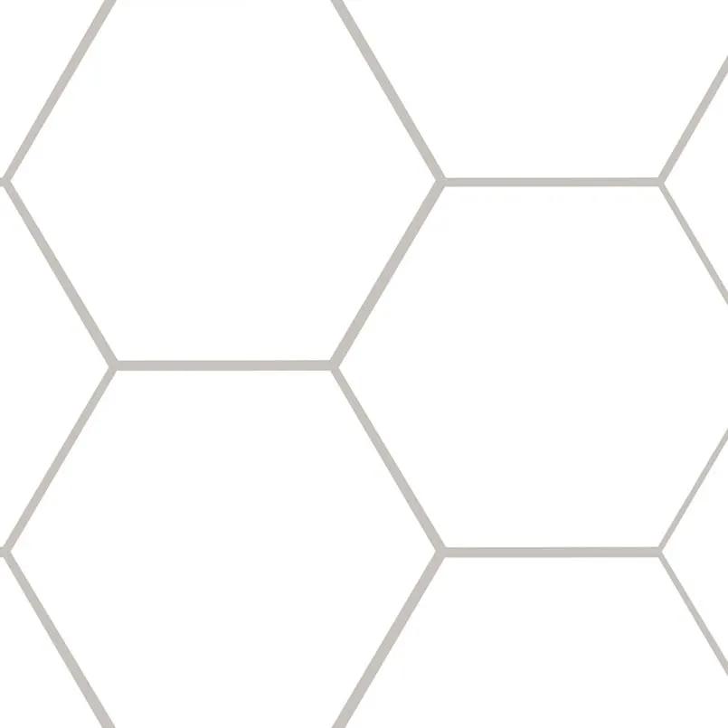 Hexley Ecru Hexagon Tile Matte Porcelain 9x10.5 close up