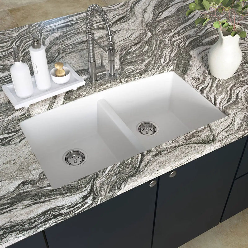 Hexley Hive Hexagon Tile Matte Porcelain 9x10.5 in a finished room