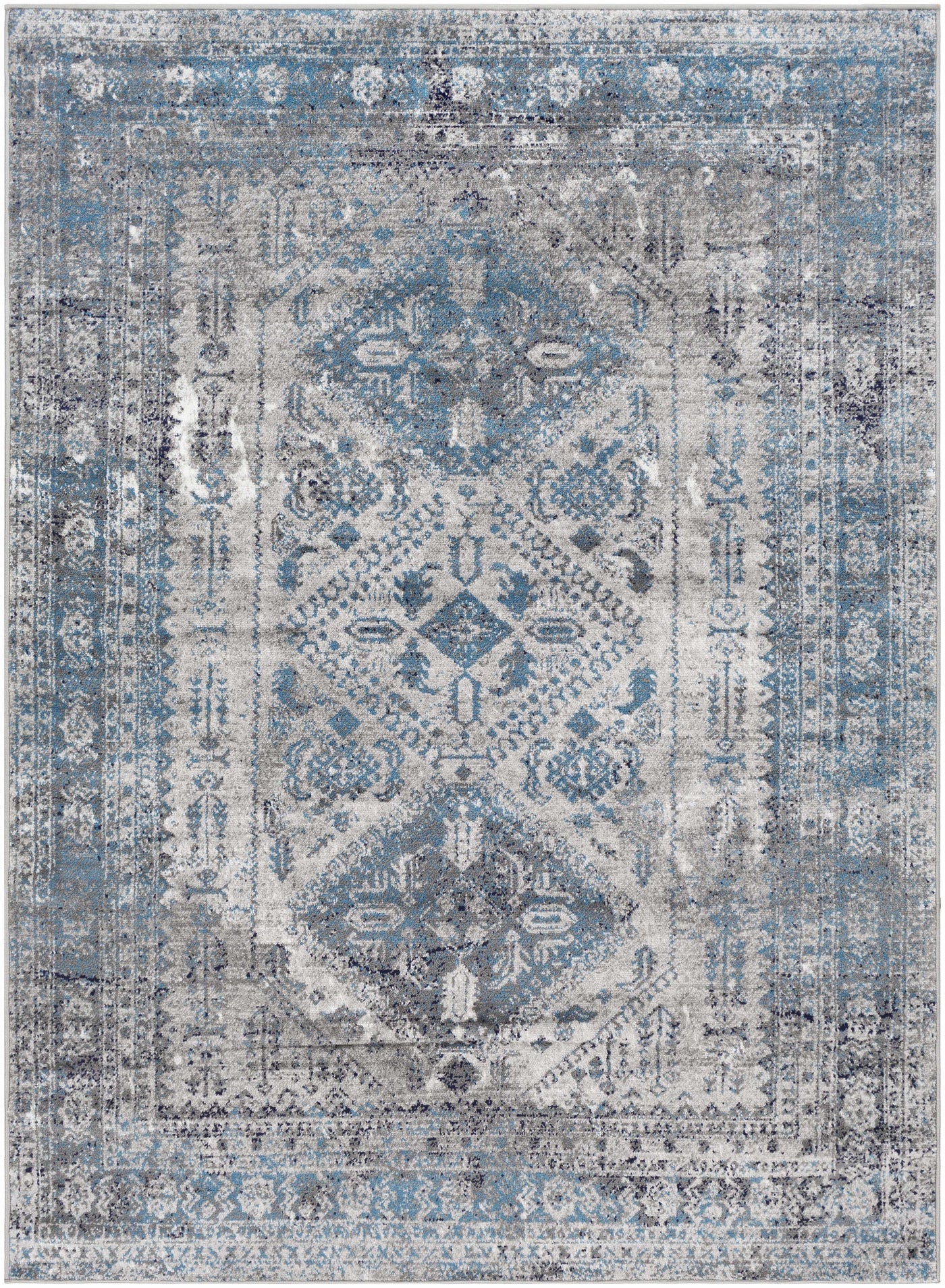 Nisula Traditional Blue Rug by Boutique Rugs