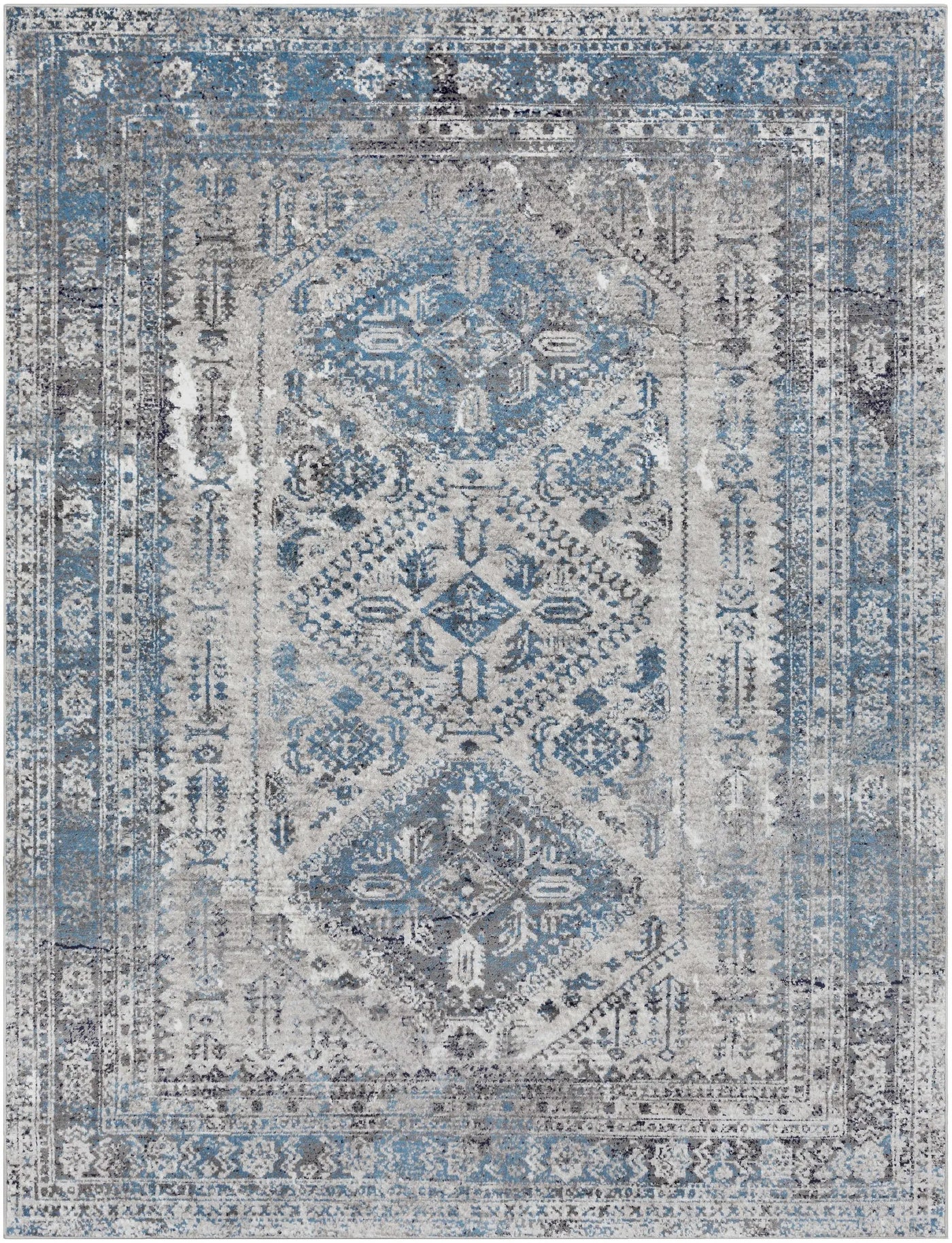 Nisula Traditional Blue Rug by Boutique Rugs