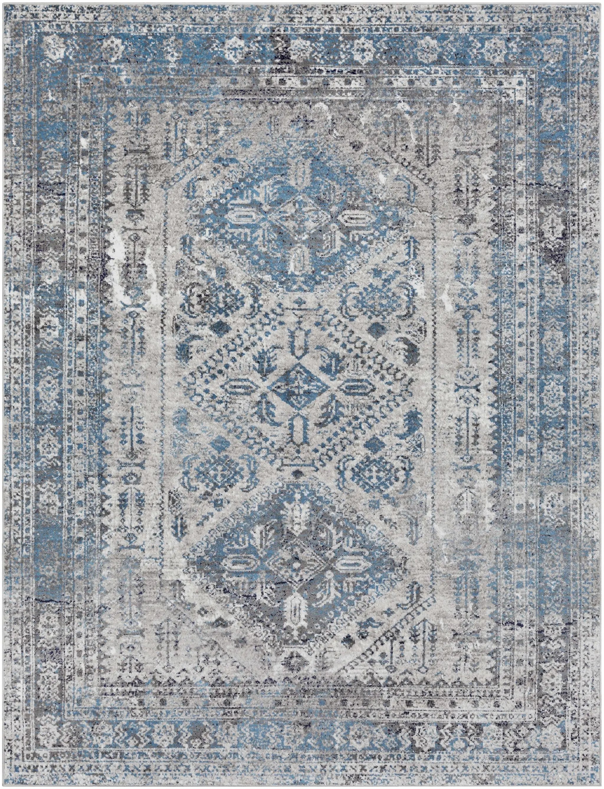 Nisula Traditional Blue Rug by Boutique Rugs