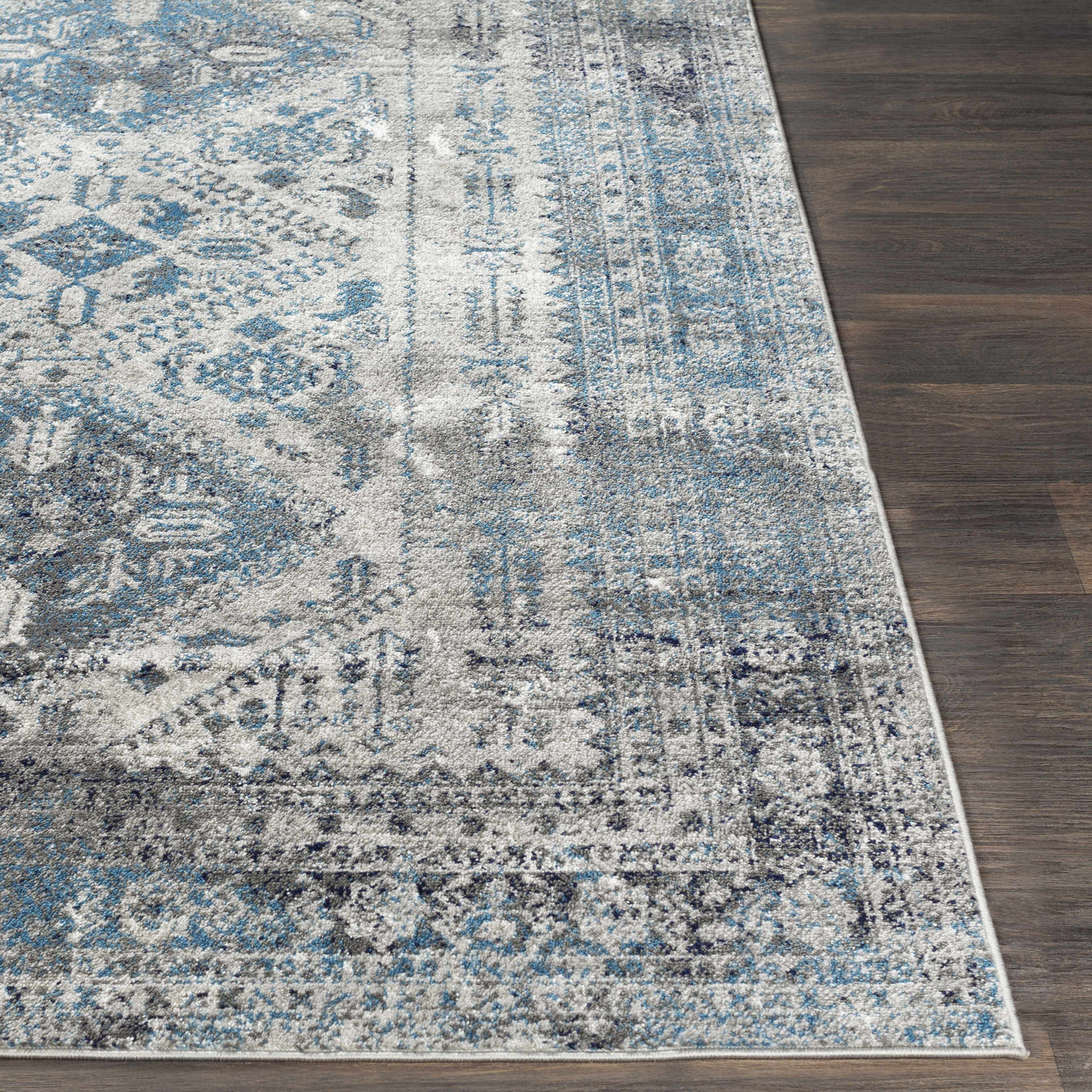Nisula Traditional Blue Rug by Boutique Rugs