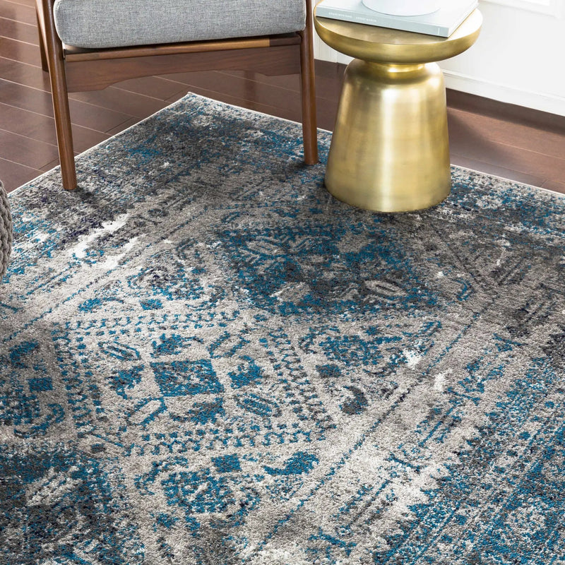 Nisula Traditional Blue Rug by Boutique Rugs