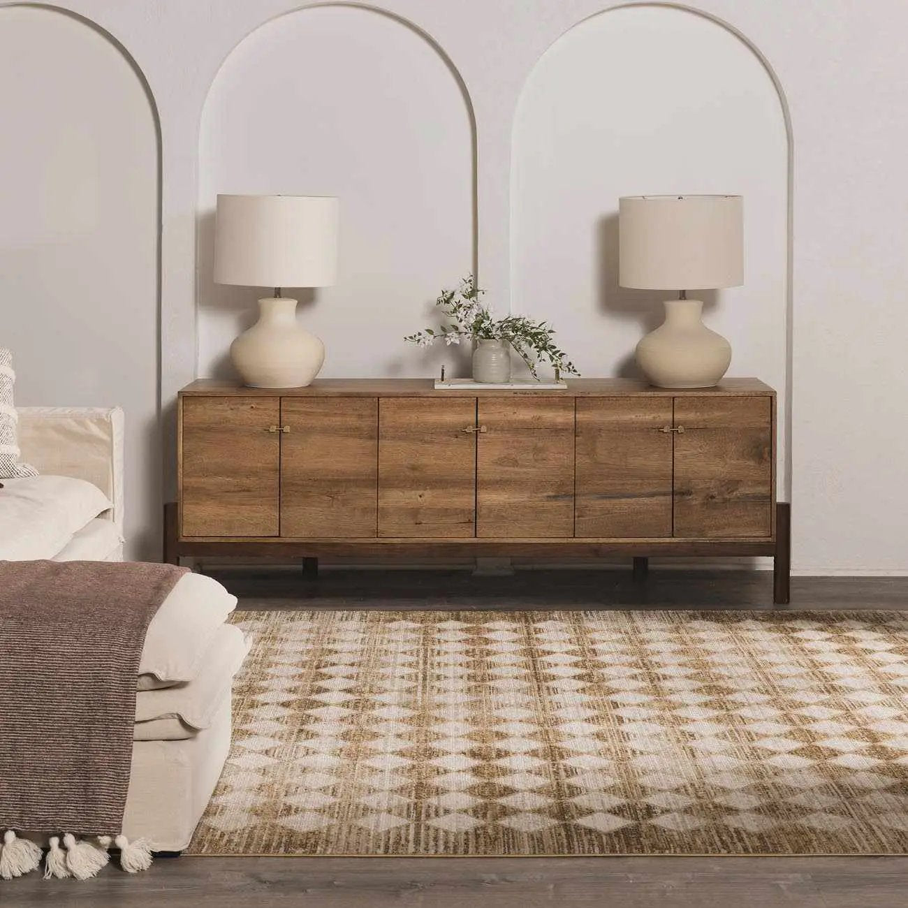 Myrtle Avenue Machine Woven Galey Alix x LIVABLISS GAMY-2304 Area Rug by Boutique Rugs
