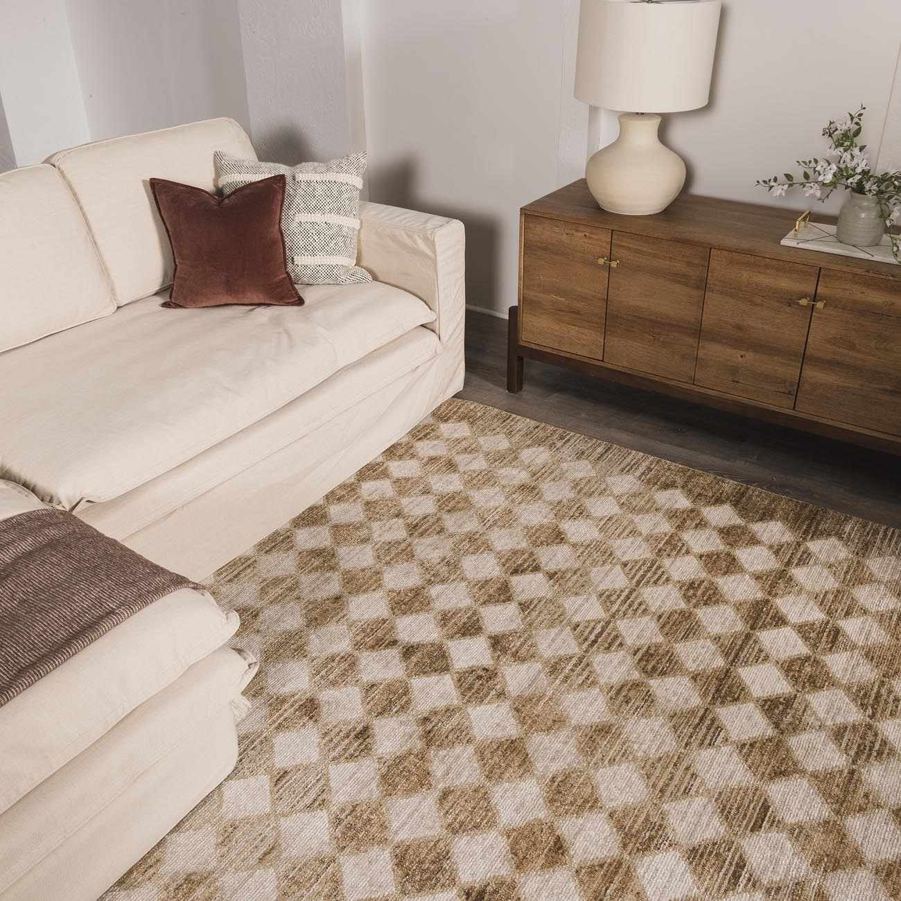 Myrtle Avenue Machine Woven Galey Alix x LIVABLISS GAMY-2304 Area Rug by Boutique Rugs