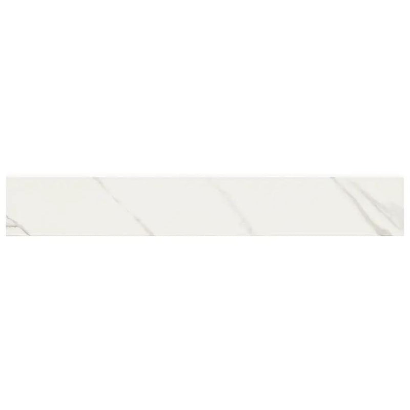 Kaya Calacatta Venato Matte Marble Look Porcelain Moldings 3x24 close up