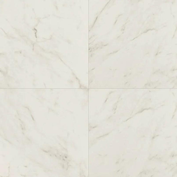 Kaya Carrara Bianco Polished Marble Look Porcelain Tiles 24x24, photo 2 of 5