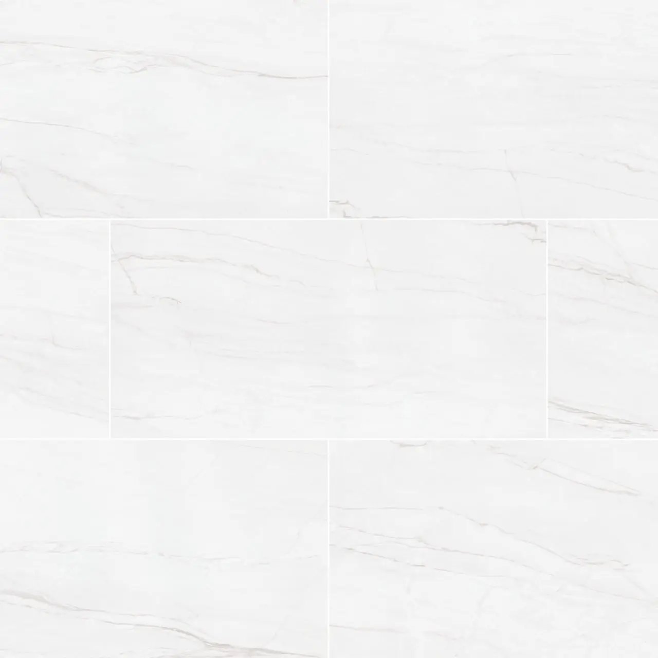 Kaya Zermatta Blanca Matte Porcelain Tiles 12x24 close up