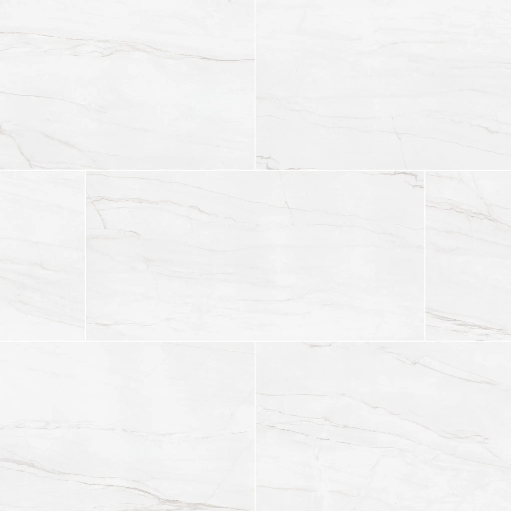 Kaya Zermatta Blanca Matte Porcelain Tiles 12x24 close up