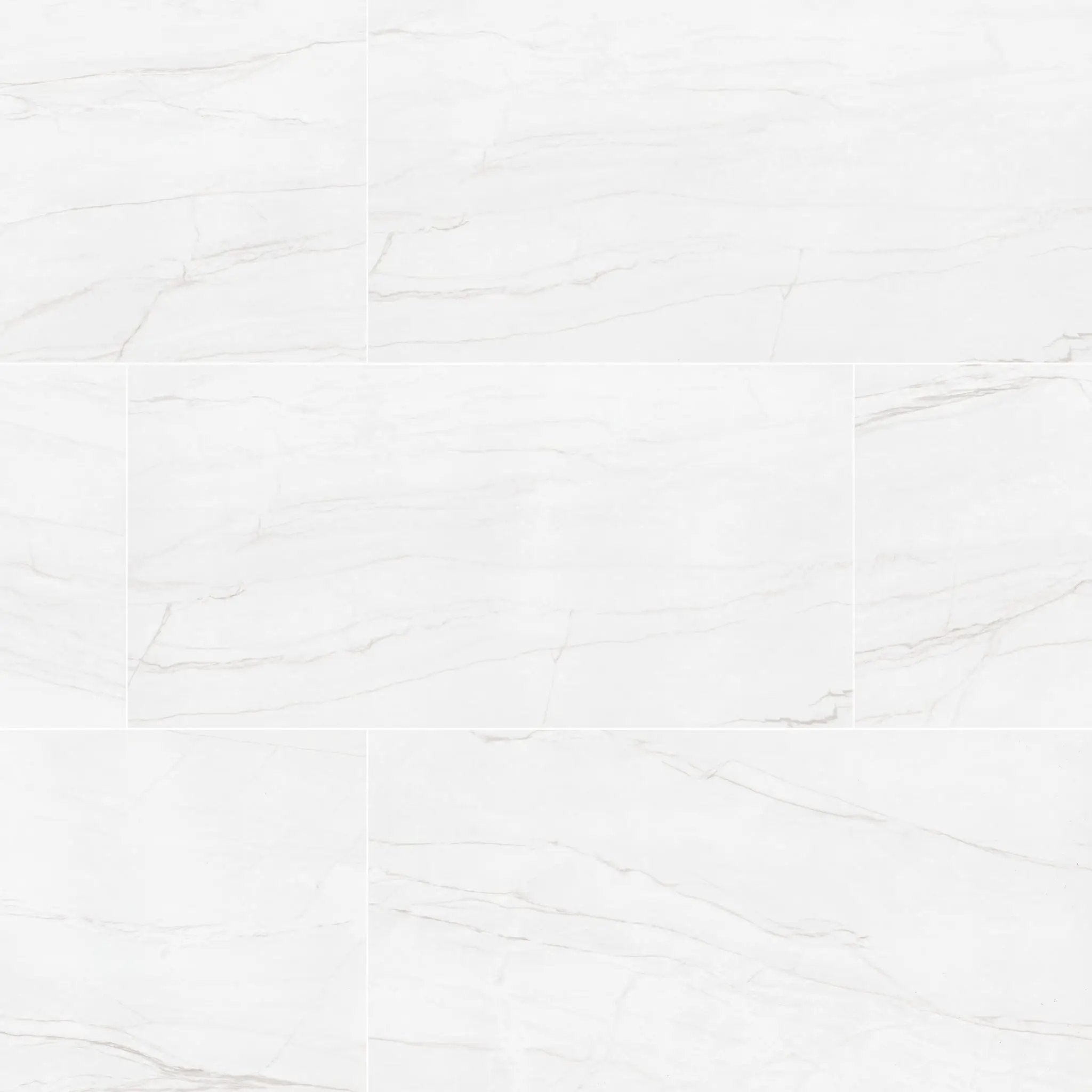 Kaya Zermatta Blanca Matte Porcelain Tiles 24x48 close up