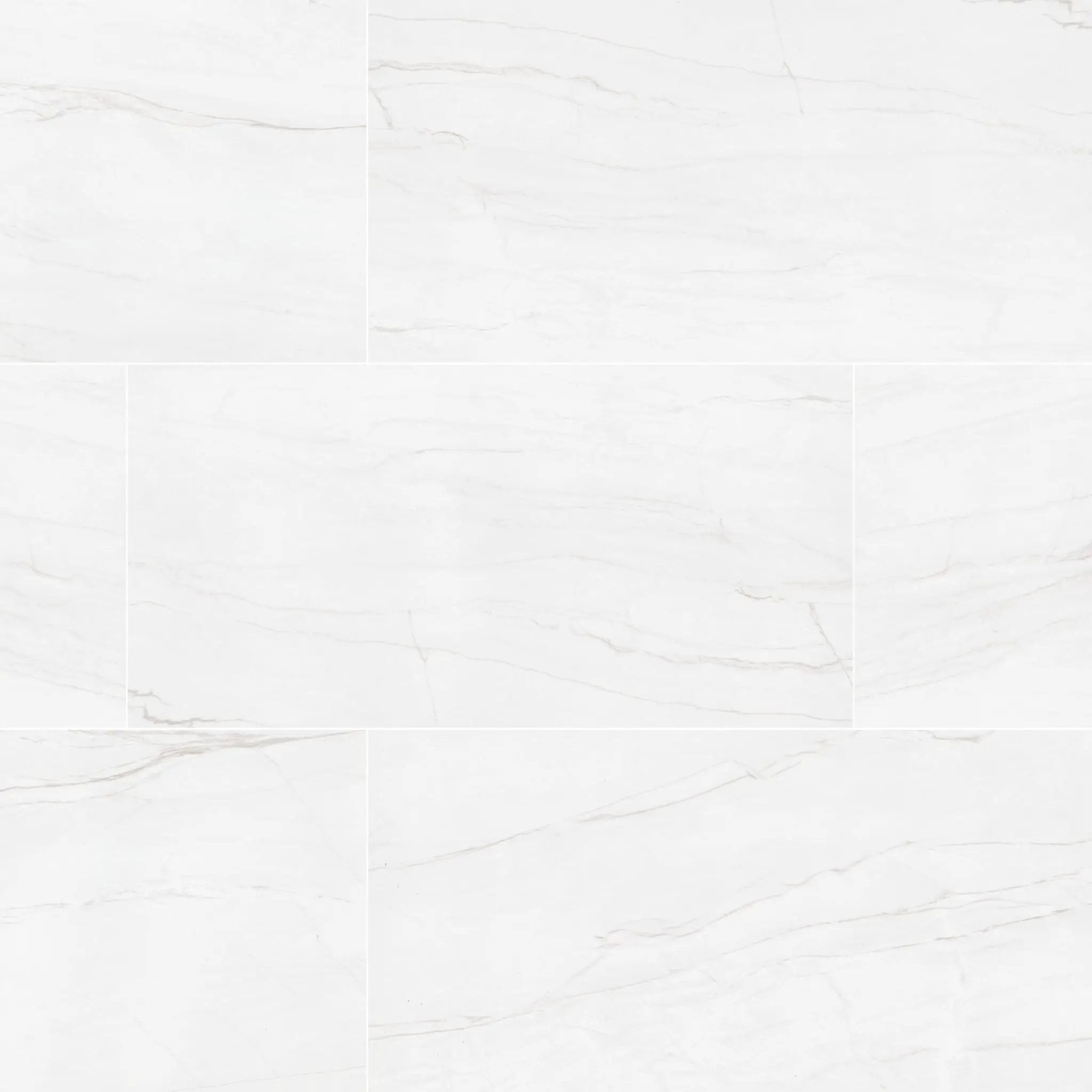 Kaya Zermatta Blanca Polished Porcelain Tiles 24x48 close up