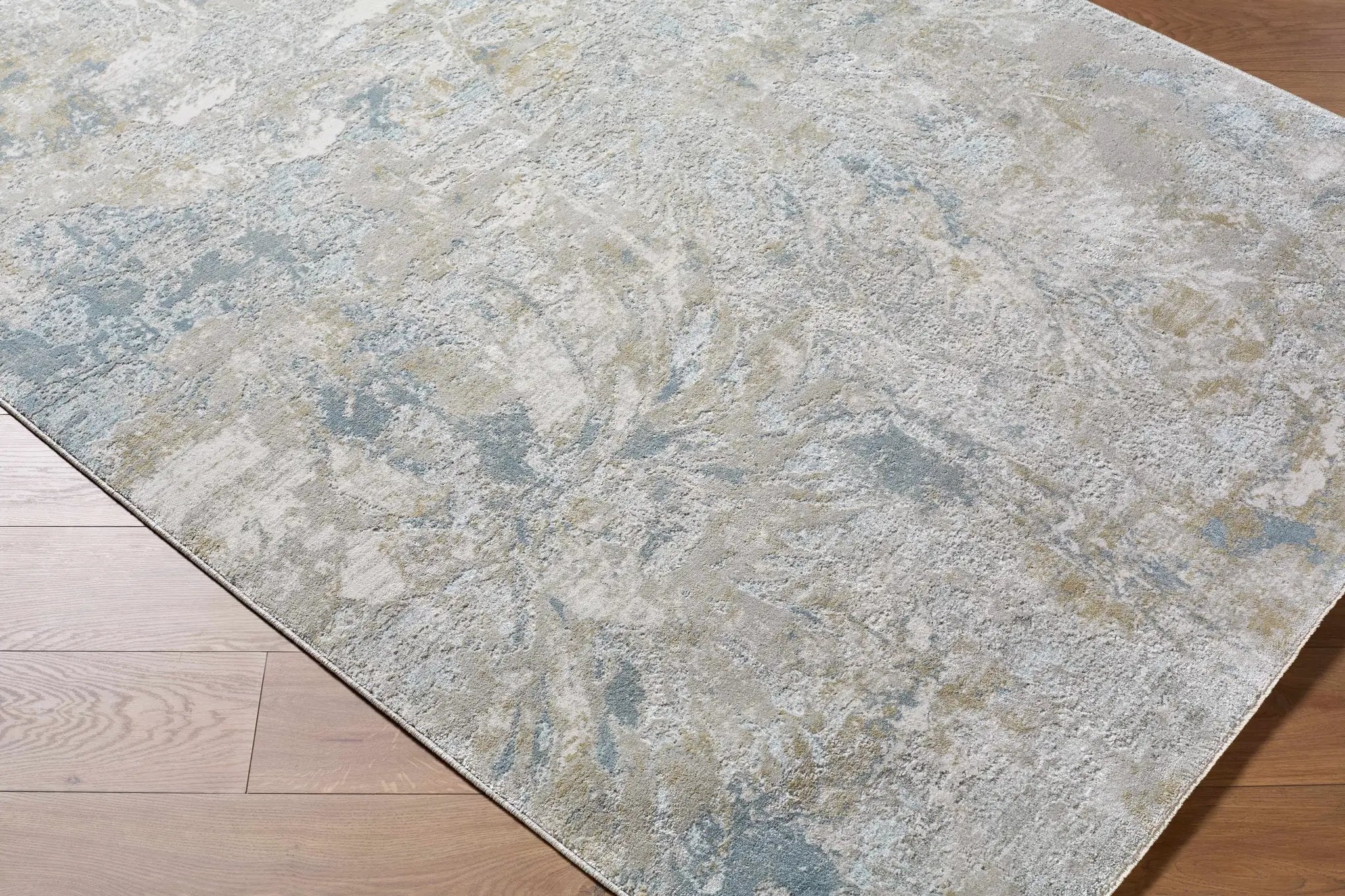 Nurit Blue Gray Thick Luxe Boutique Rug by Boutique Rugs
