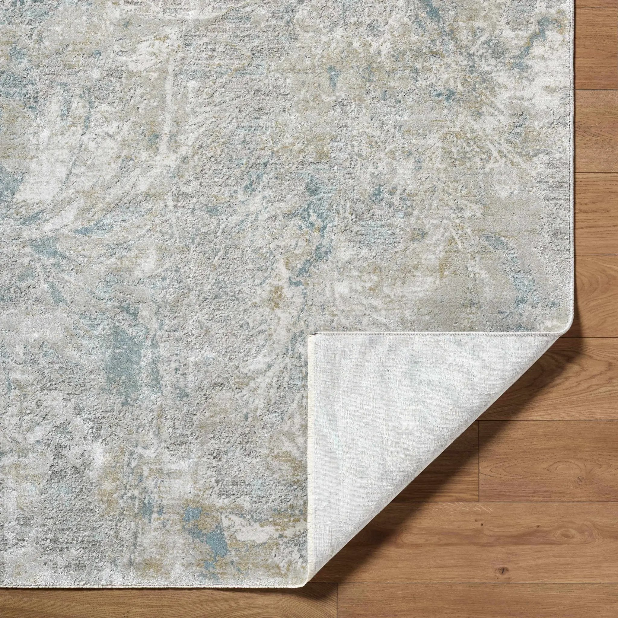 Nurit Blue Gray Thick Luxe Boutique Rug by Boutique Rugs