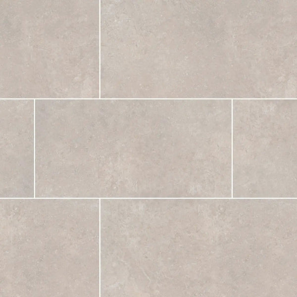 Livingstyle Pearl Matte Limestone Look Porcelain Tiles 18x36