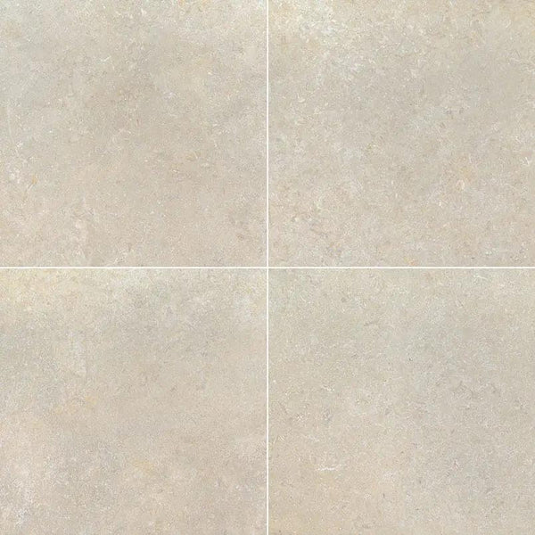 Livingstyle Pearl Matte Limestone Look Porcelain Tiles 24x24