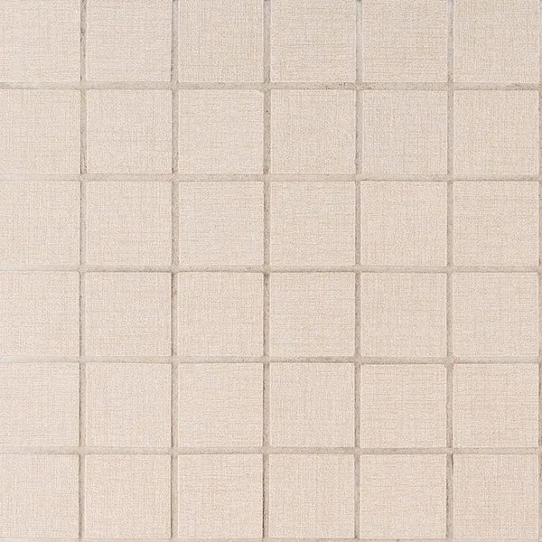 Loft Glacier Matte Fabric Look Porcelain Mosaics 2x2